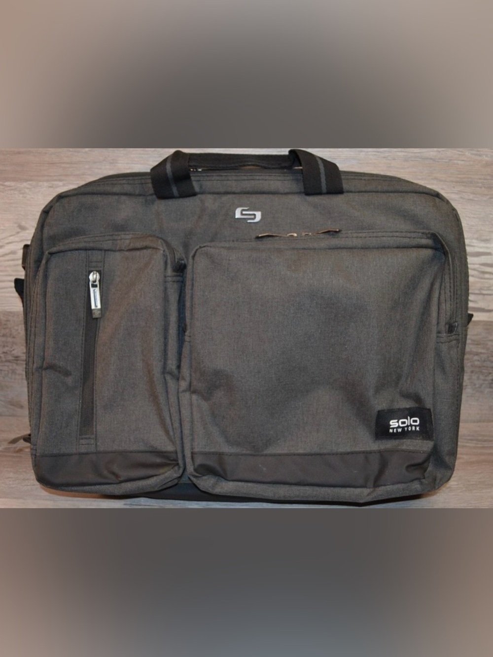 Solo New York Laptop Padded Bag Convertible - Backpack Or Messenger Bag 18x13